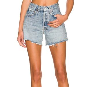 Agolde Parker Long Short in Wheel